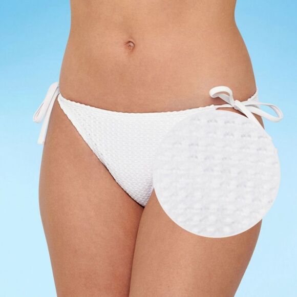 Decree Textured Hipster Bikini Swimsuit Bottom Juniors XL - Picture 2 of 4